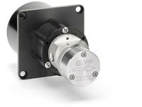 Diener Precision Pumps: Image of the Extreme Series gear pump used for glass printing, ceramic printing, water treatment, sterilization.